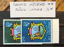 TIMBRES SAINTE HELENE SERIE 1967 NEUFS ** MNH