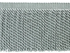 Bullion Fringe Trim, Style# BFS6, Color# 049 - Silver Grey [4.5 Yards]
