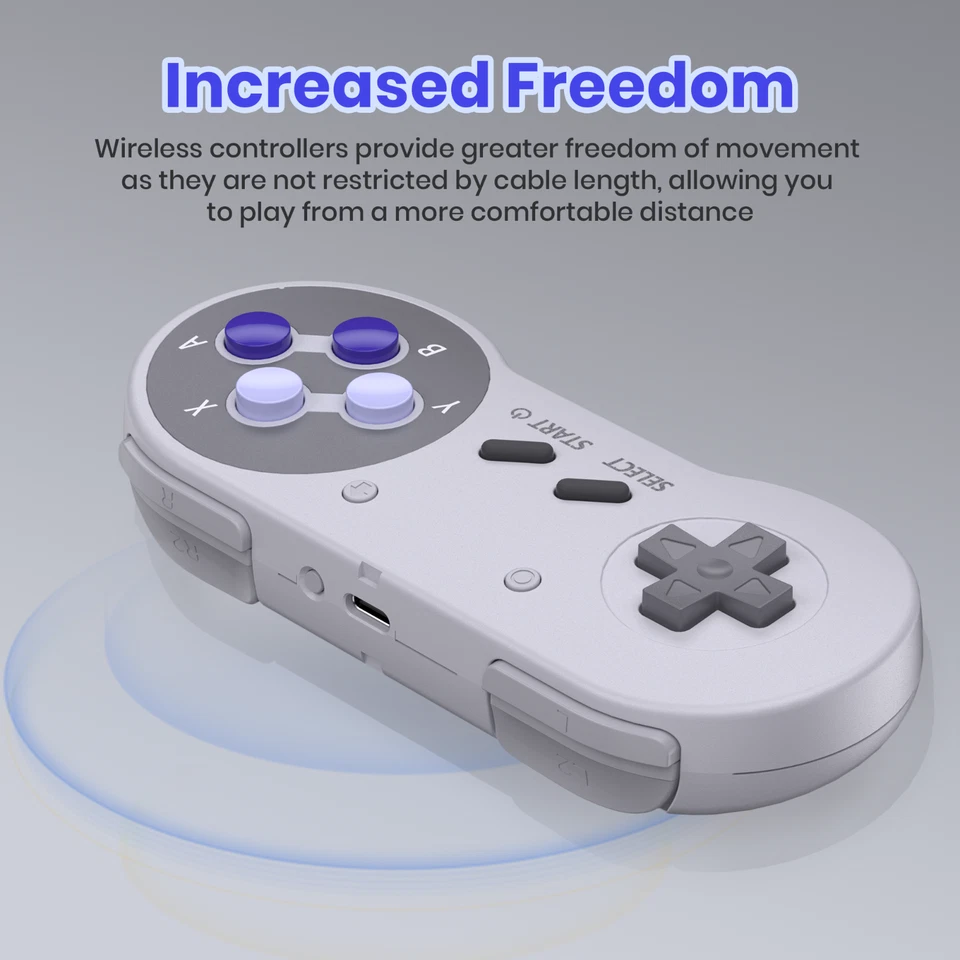 SNES Switch Online Gamepad Wireless USB Controller For Switch Windows PC Android - Image 2 of 4
