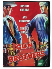 Gun Brothers 1956 DVD Buster Crabbe, Neville Brand, Ann Robinson, Michael Ansara