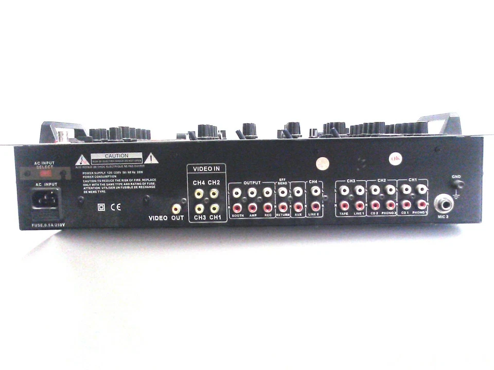 MEZCLADOR PROFESIONAL KARAOKE/DJ Audio2000's AKJ7300 con CONTROL DE TECLAS Y ECO - NUEVO Foto 2 de 2