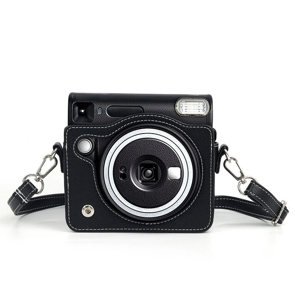Funda Fujifilm Instax Square SQ40 de cuero PU bolsa de transporte cubierta para cámara instantánea Foto 2 de 4