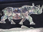 Swarovski Rhinoceros Clear crystal Large Limited Edition 2008 #5802 of 10000
