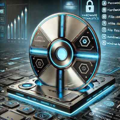 Bootable 2025 Computer Tech Tools DVD - Reset Password, Data Recover, Antivirus