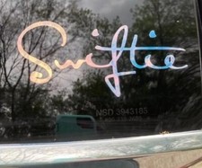 Swiftie in satisfaction font, Computer/Car/Cup Vinyl Decal /Taylor Swift 2x4