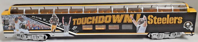 Hawthorne Village Pittsburgh Steelers Touchdown Dome Car w/track NEW!!
