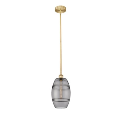 Innovations 616-1S Vaz 1Lt 8'' Stem Mini Pendant, Brass/SM - 616-1S-BB-G557-8SM