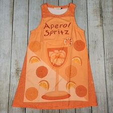 Nice To Meet You Novelty Dress Aperol Spritz Graphic Sleeveless Summer S