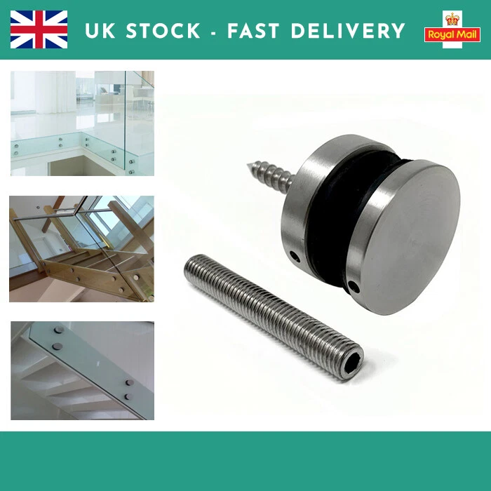 SWR BALUSTRADE 45mm Glass Stand-off Clamp (8-20mm) Stainless Steel Balustrade Balcony
