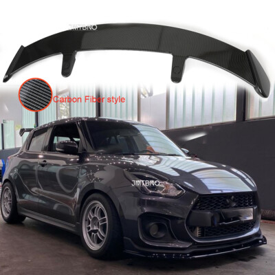 52''For Suzuki SX4 Swift Car Hatchback Rear Trunk Spoiler Wing Carbon Fiber Style