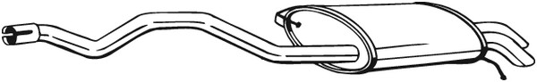 Bosal 286-489 EndschalldÄMpfer FÜR VW-image