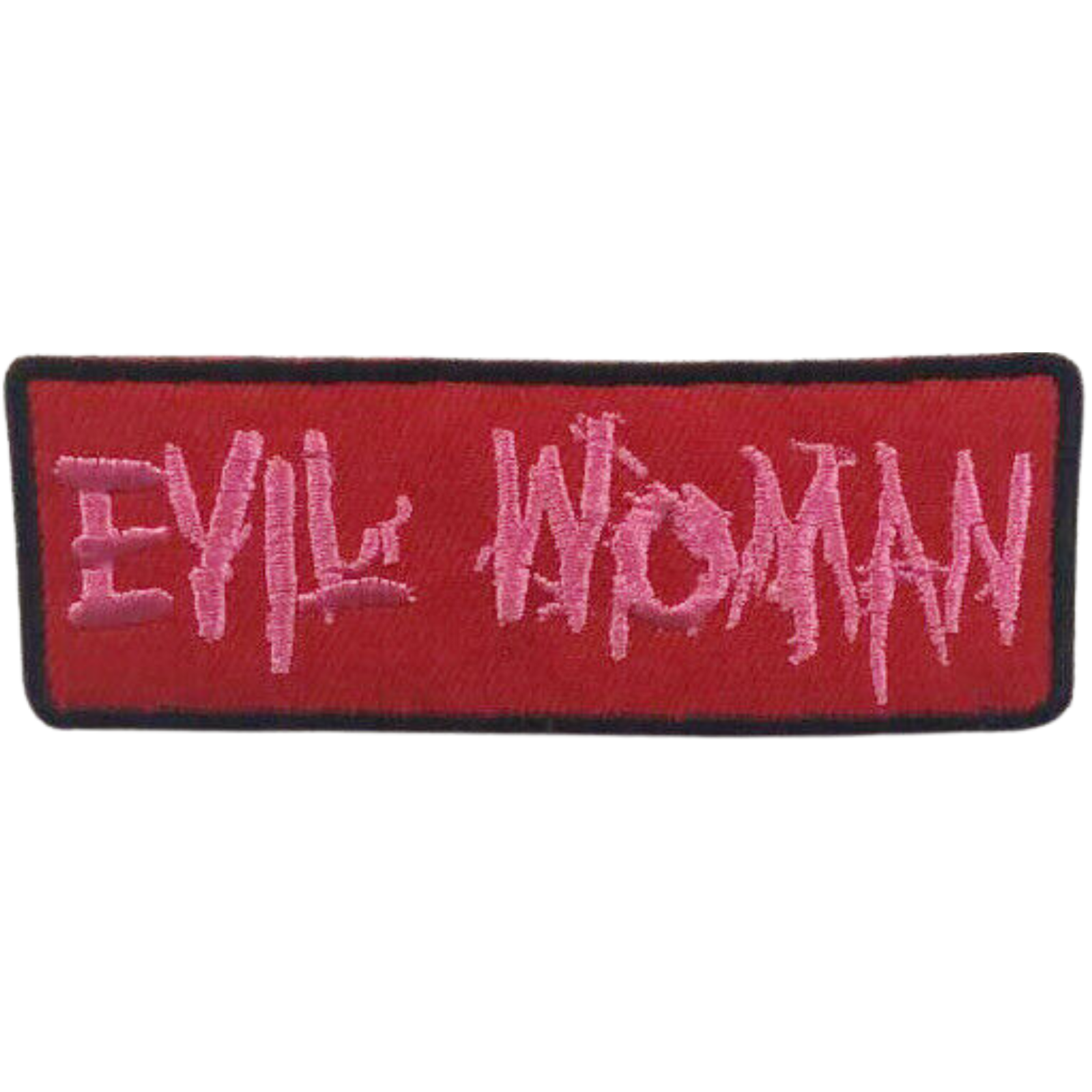 Evil Woman Embroidered Iron-On or Sew-On Badge Patch for Clothing