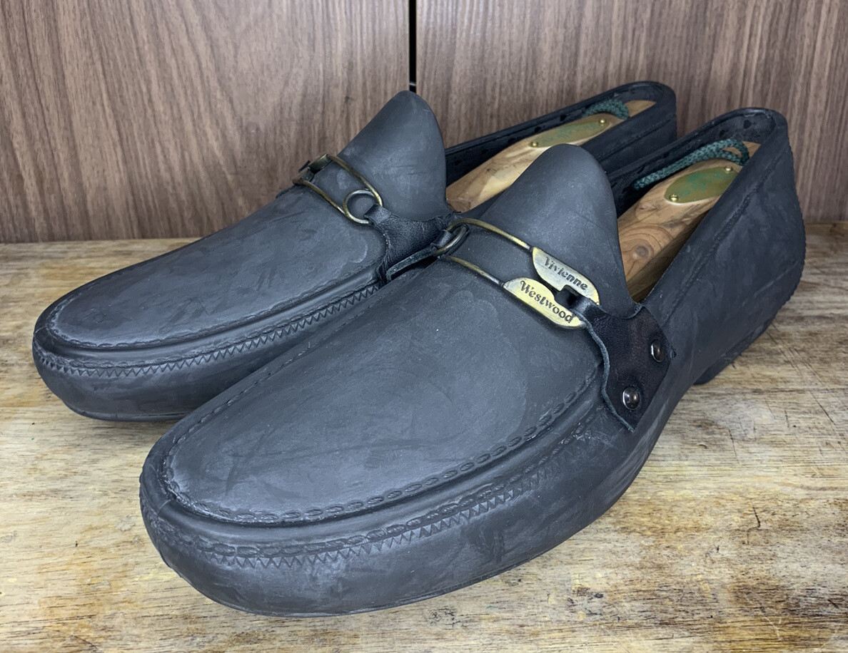Mens Vivienne Westwood Orb Rubber Loafers / Moccasin Shoes Cost Size 42 9us  | eBay