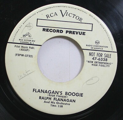 50'S 60'S Promo 45 Ralph Flanagan - My Souvenir / Flanagan'S