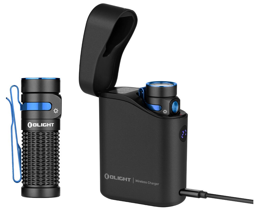 Olight Baton 4 Premium Rechargeable Flashlight w/Charging