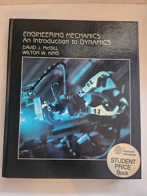 An Introduction To Dynamics David J McGill Wilton W. King 1984 USA Brooks Cole 
