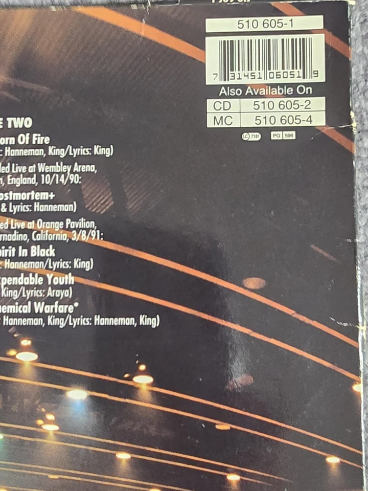 Slayer-Decade Of Aggression 2xVinyl Live (Def American Records 1991) VG+NM- - Bild 4 von 4