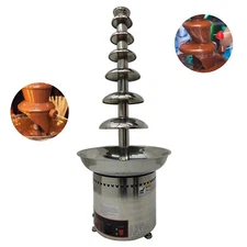 7 Tiers 110V Electric Chocolate Waterfall Fountain Machine for Party Wedding