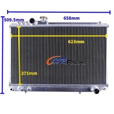 For TOYOTA SUPRA MK3 SOARER MZ20 7M-GTE 1986-1992 91 MT 3 Row Aluminum Radiator