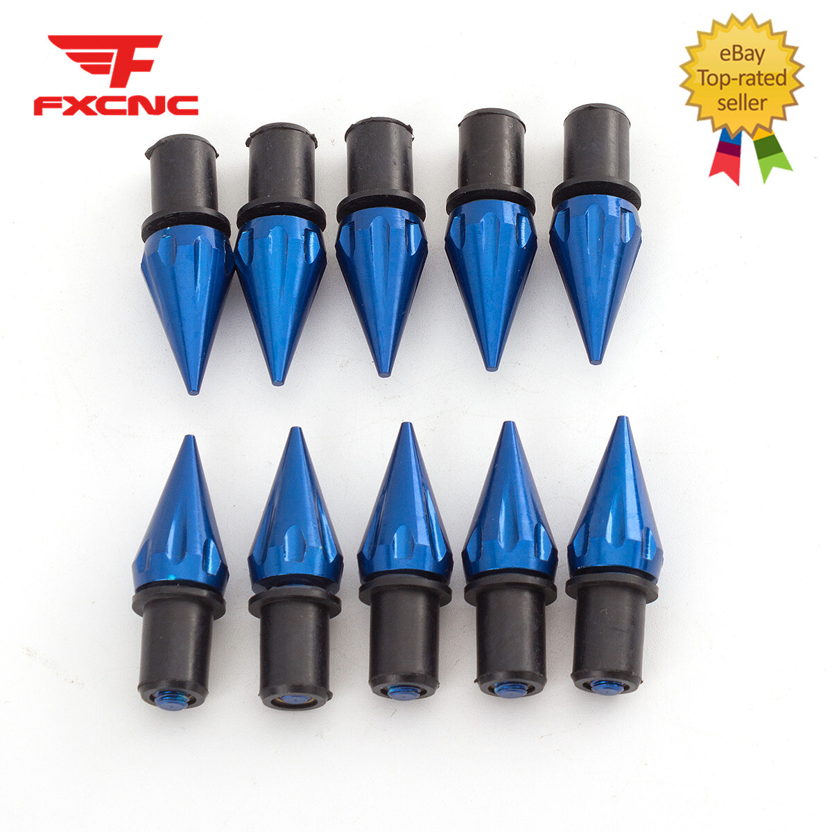 10pcs Screw Bolts Kit M5 Nuts Windscreen Windshield Spike Universal US Stock