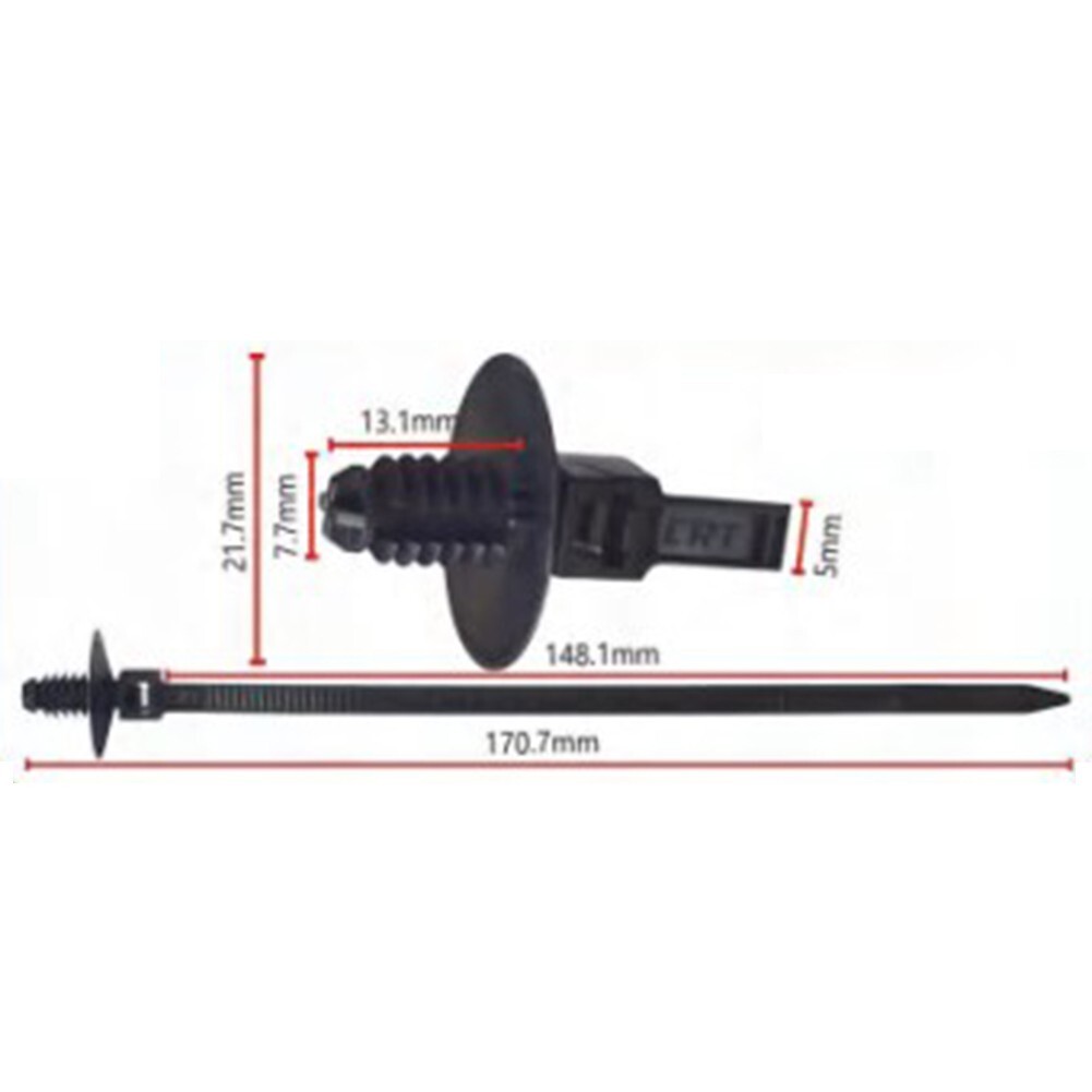 CABLE TIES KIT CAR BOAT TRAILER TIE WRAP PUSH IN FIR TREE CLIP WIRING