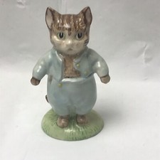 Beatrix Potter Tom Kitten 1989 Royal Albert Figurine Cat Vintage