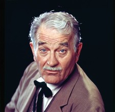 Milburn Stone stars as Doctor Galen Adams in the TV series Gunsmok- Old Photo