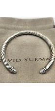 David Yurman Sterling Silver 5mm Cable Pearl ...
