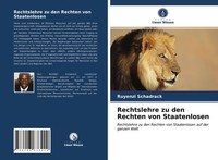 Rechtslehre Zu Den Rechten Von Staatenlosen Ruyenzi Schadrack Taschenbuch 56 S.