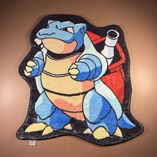 Brand New Blastoise Pok mon Rug Soft Plush Floor Mat Gaming Room Decor