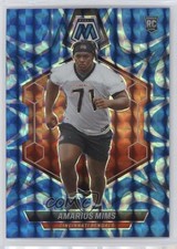 2024 Panini Mosaic Rookies Reactive Blue Mosaic Prizm Amarius Mims #318 0r5k
