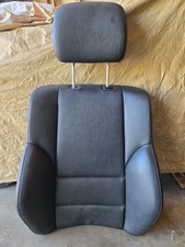 00-06 Bmw E46 3-series Front Sport Seat Backrest Black Vinyl Oem