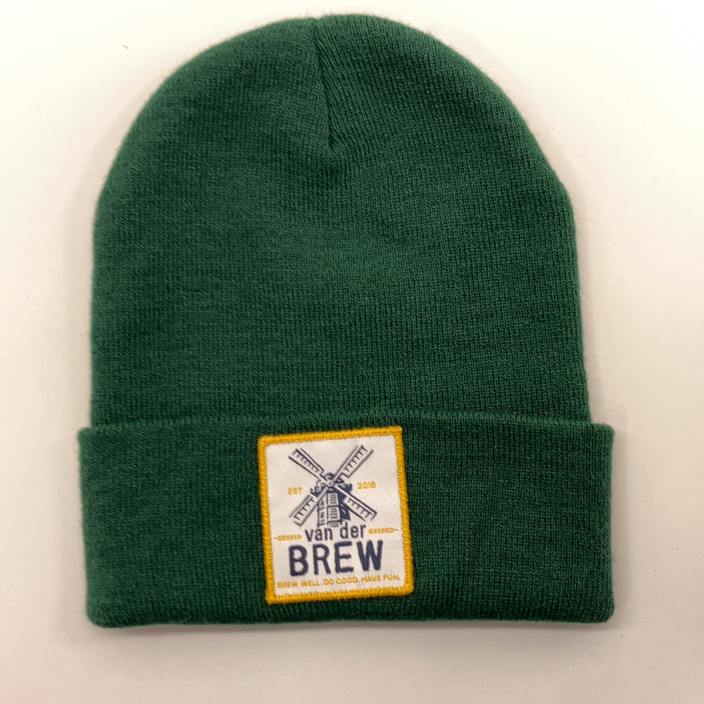 Van der brew winter cuff hat patch green - image 1