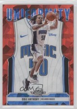 2020 Panini Contenders Optic Uniformity Red Cracked Ice Prizm Cole Anthony 0f8z