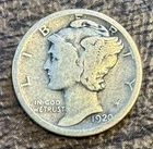 1920 S Mercury Dime Silver Circulated Business Strike Uncertified