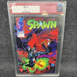 Spawn #1 Image Comics Malibu Comics May 1992 CGC Modern NM+ 9.6 [Slight Damage]