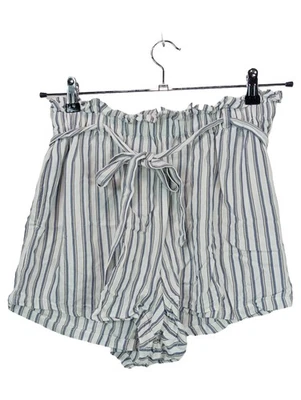 Hollister Short Femme Rayé Bleu Blanc Taille Haute (EU 36, INT M, W28) - Photo 1/4