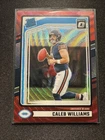 2024 Panini Donruss - Rated Rookie Caleb Williams #327 Optic   Red Wave Prizm