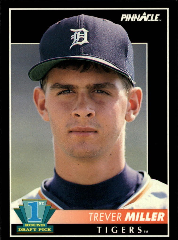 1992 Pinnacle #579 Trever Miller RC - BB