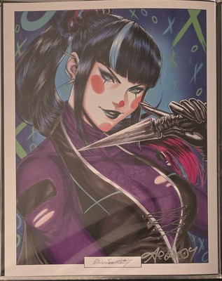 Ariel Diaz Signed Punchline Divine Immortality Premium Art Print 11x14''