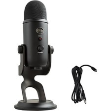 Condenser Microphone Blue Yeti USB Studio Streaming Podcast Mic Blackout