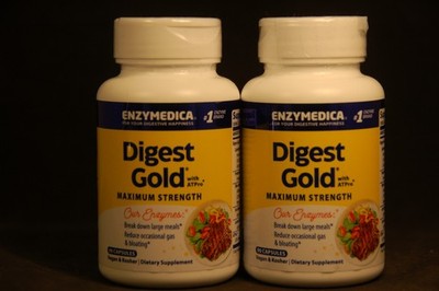 Enzymedica Digest Gold with ATPro 90x2= 180 Capsules