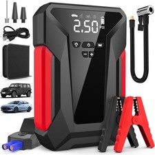 Car Jump Starter With Air Compressor 99800mah Battery Jumper Box Charger Booster Car Jump Starter With Air Compressor 99800mah Battery Jumper Box Charger Booster