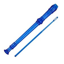 Descant Flauta Recorder Crystal Soprano Recorder 8 Hole Clarinet German blue