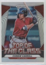 2020 Panini Prizm Top of the Class Silver Prizm Corbin Carroll #TOC-16 0b3