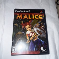 Malice For Sony PlayStation 2, 2004 In Box With Manual Pre Owned