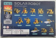Solar Powered Robot 12-in-1 STEM Educational Kit for Ages 8 Build and Learn NEW
