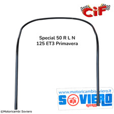 Bordo Scudo Nero Semilucido Alluminio Vespa Special 50 R L N 125 ET3 Primavera