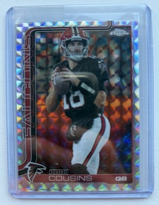 Topps Chrome 2025 Kirk Cousins GEOMETRIC REFACTOR, Atlanta Falcons, NFL