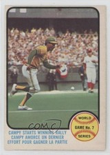 1973 O-Pee-Chee World Series Bert Campaneris #209 0au4